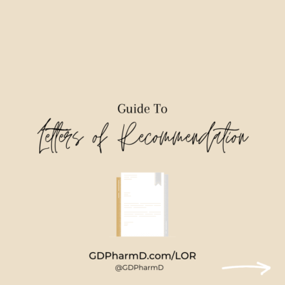 Guide to Letters of Recommendation  | GDPharmD