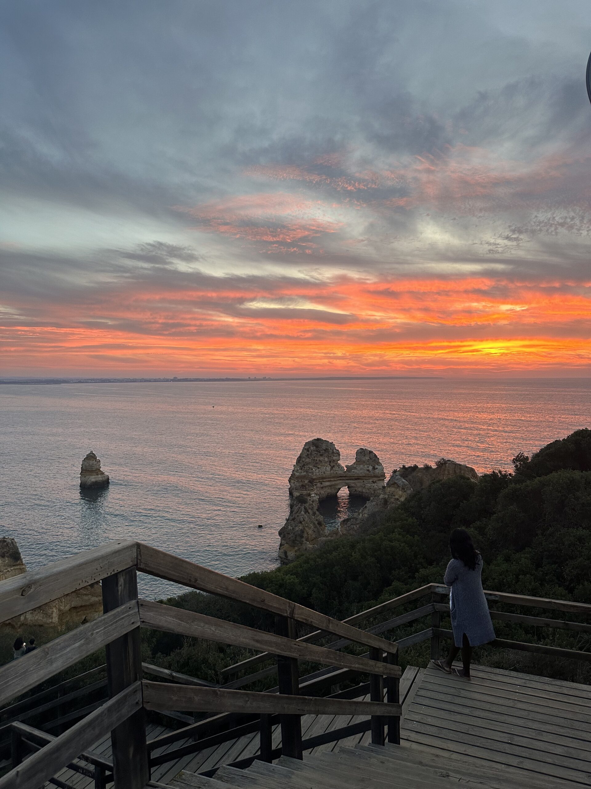 sunset at Praia do Camilo